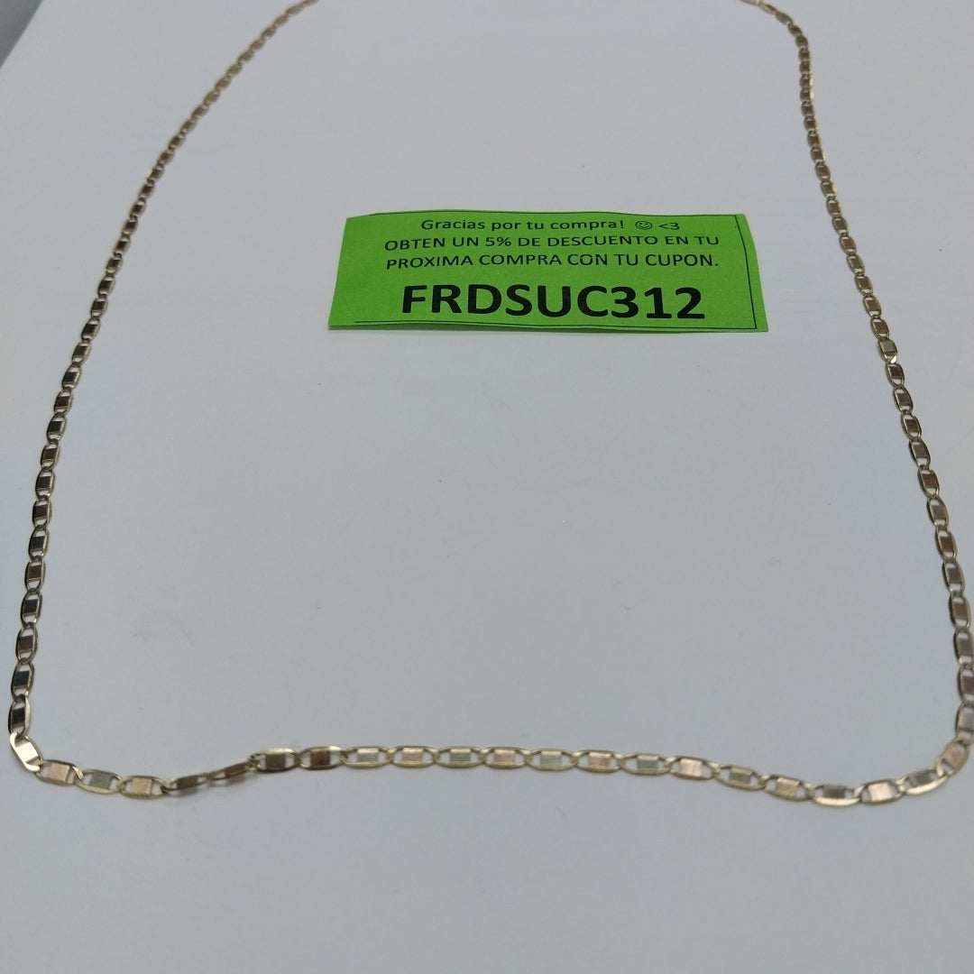 CADENA ESPEJO 14K 60 CM 5.5 GR (NUEVO)