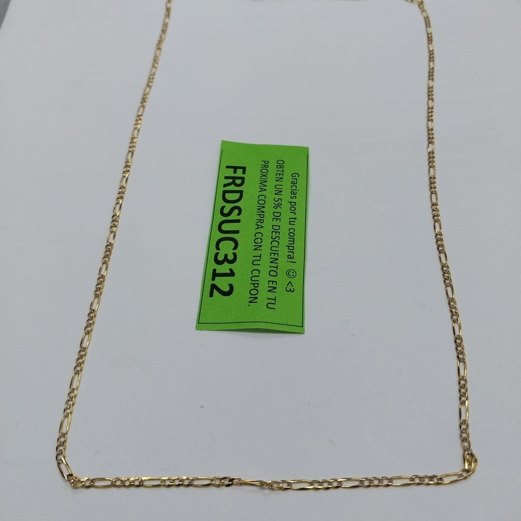CADENA 3X1 DIAMANTADA 14K 60 CM 5.1 GR (NUEVO)
