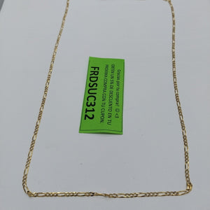CADENA 3X1 DIAMANTADA 14K 60 CM 5.1 GR (NUEVO)
