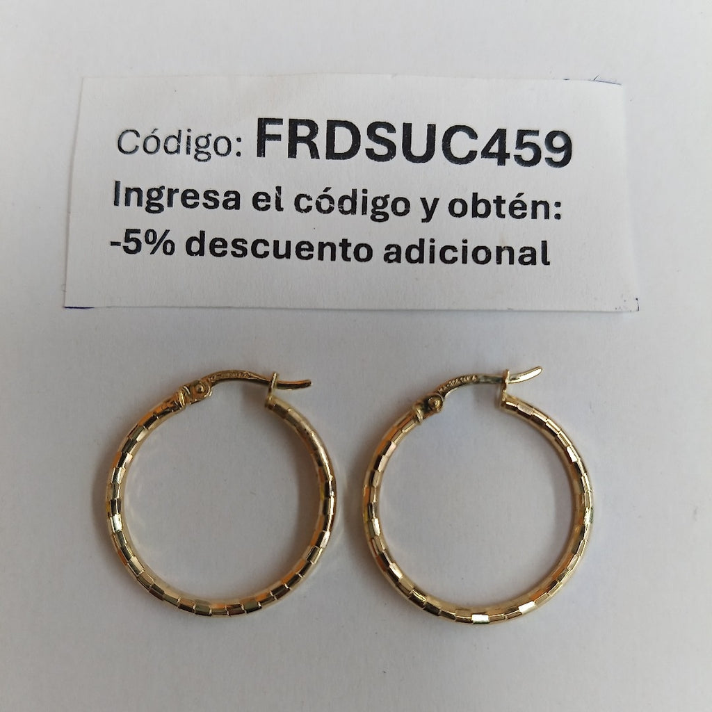 ARRACADAS ORO 14K 2 (NUEVO)