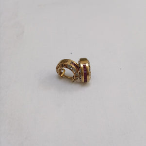 ARETES PAR ORO 14 K 5,80 GRMS (SEMINUEVO)