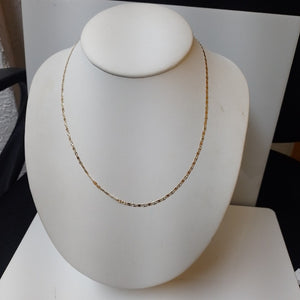 CADENA ORO, ORO COMBINADO 14 K 2.2 GRMS (SEMINUEVO)