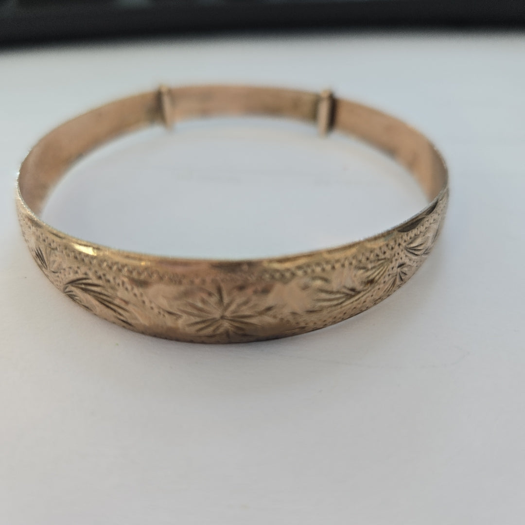 PULSERA RIGIDA ORO 8 K 9.4 GRMS (SEMINUEVO)