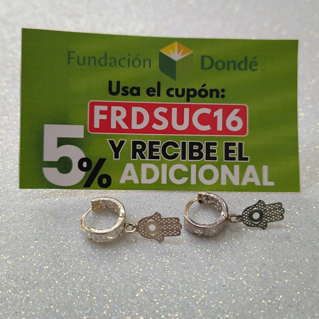 ARRACADAS PAR PLATA 2,60 GRMS (SEMINUEVO)