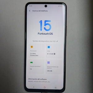 CELULAR VIVO Y28 V2352 256 GB 8 GB RAM (SEMINUEVO)