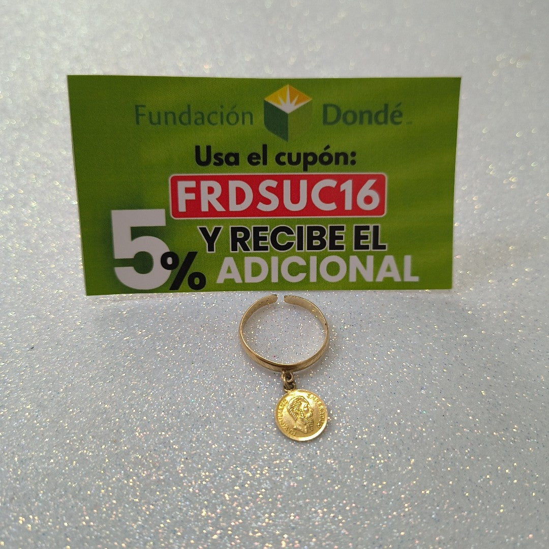 K1 2.1 GRMS 10 K IDENTIFICACIÓN ANILLITO MATERIALES ORO CANTIDAD DE P (SEMINUEVO)