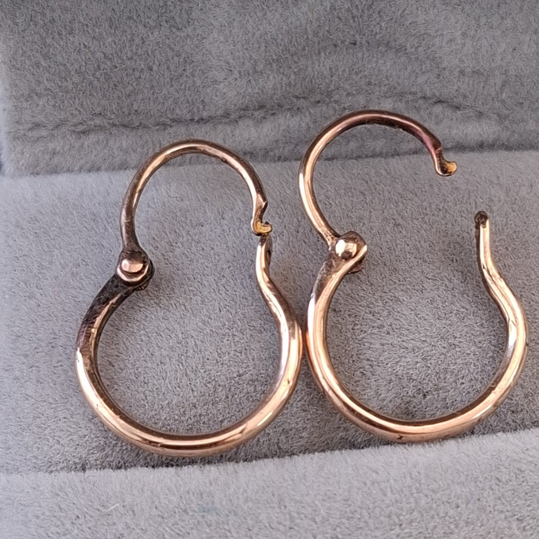 ARRACADAS PAR ORO 8 K 1 GRMS (SEMINUEVO)