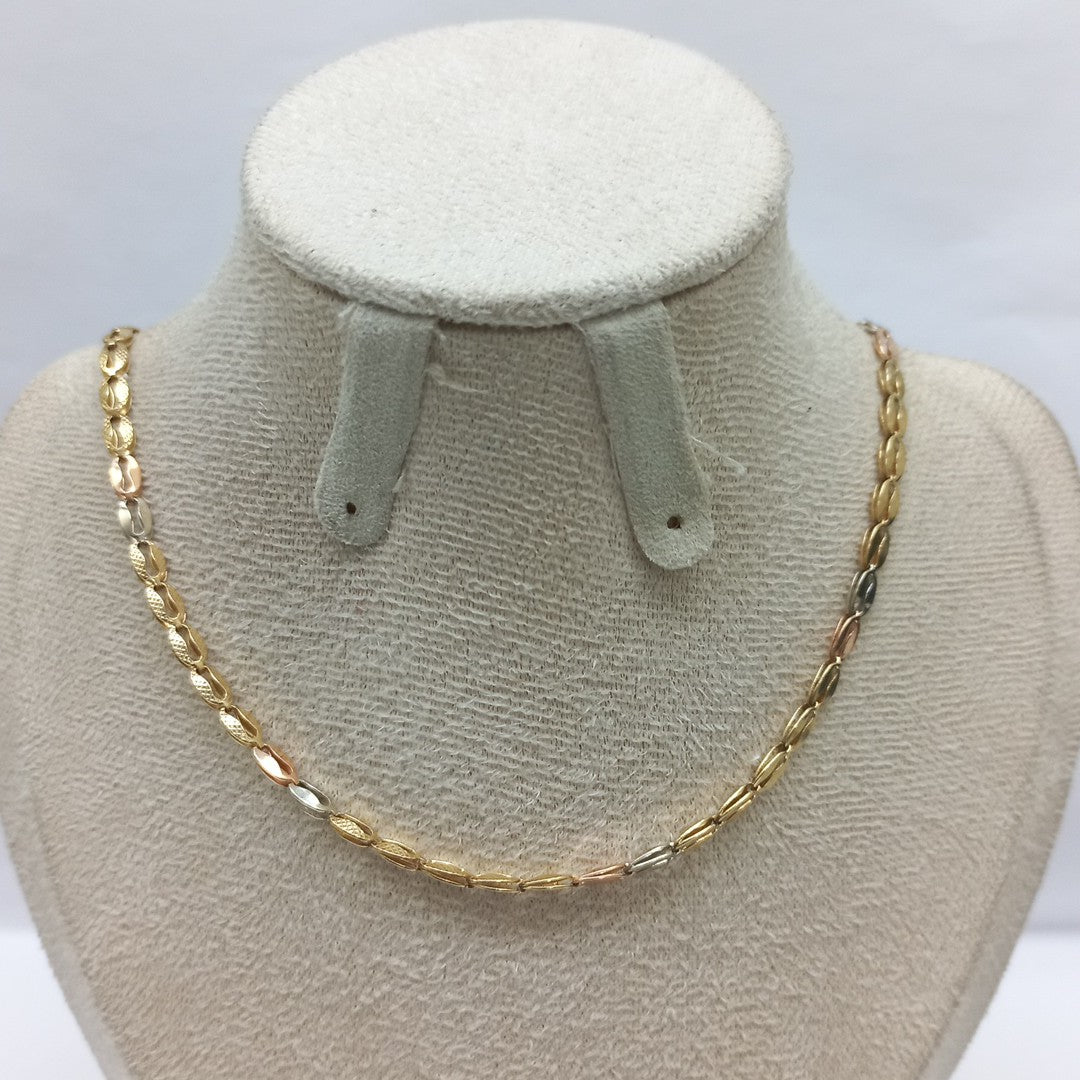 GARGANTILLA ORO,ORO COMBINADO 14 K 7,50 GRMS (SEMINUEVO)