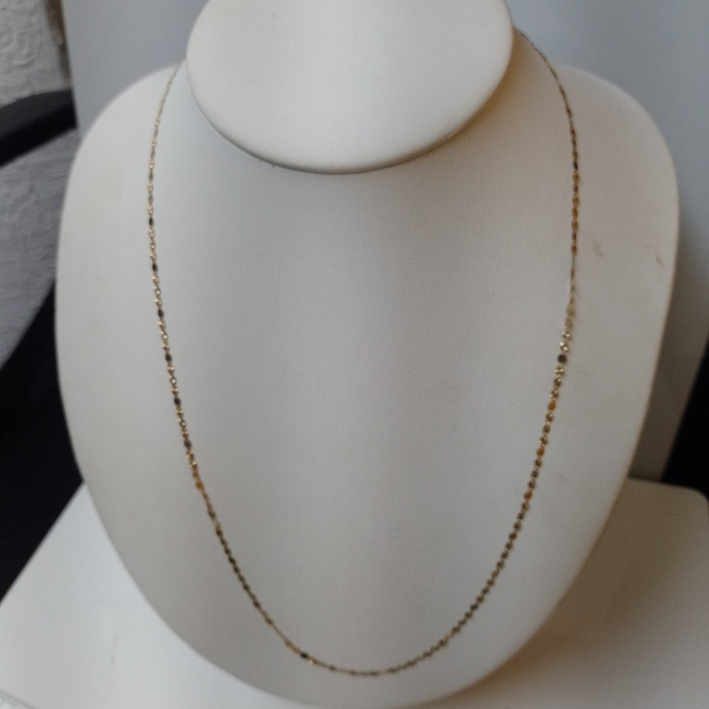 CADENA ORO, ORO COMBINADO 14 K 1.6 GRMS (SEMINUEVO)