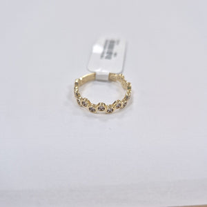 ANILLO ANILLITO C CIRCONIAS 14K 7.5 TALLA 2.3 GR (NUEVO)