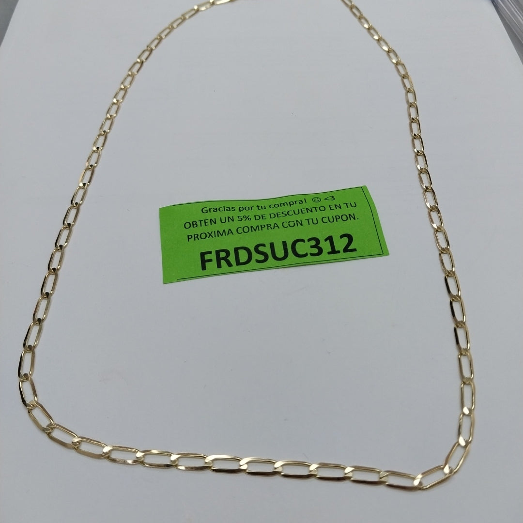 CADENA ESLABONES 14K 60 CM 11.1 GR (NUEVO)