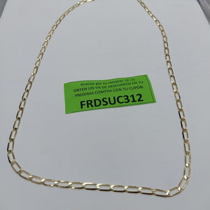CADENA ESLABONES 14K 60 CM 11.1 GR (NUEVO)