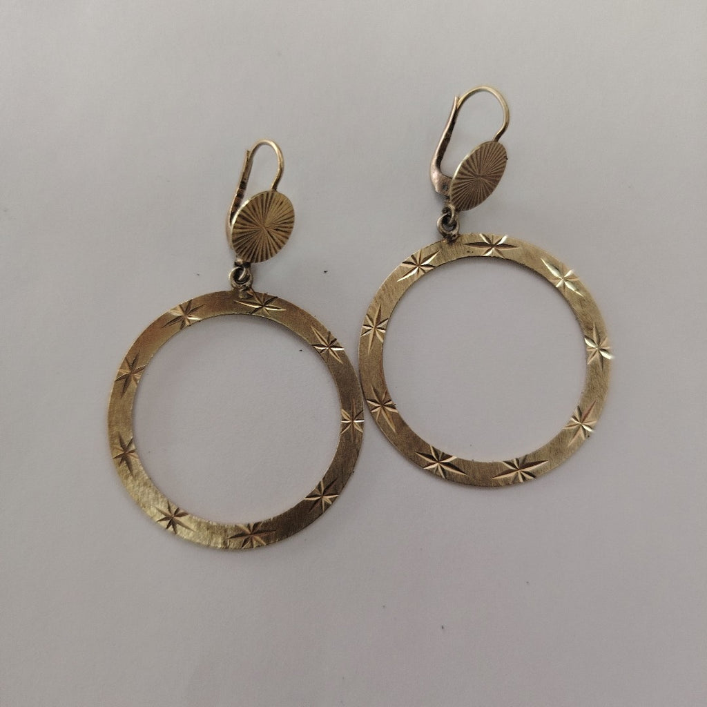 ARETES PAR ORO 14 K 6.2 GRMS (SEMINUEVO)
