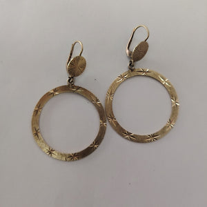 ARETES PAR ORO 14 K 6.2 GRMS (SEMINUEVO)
