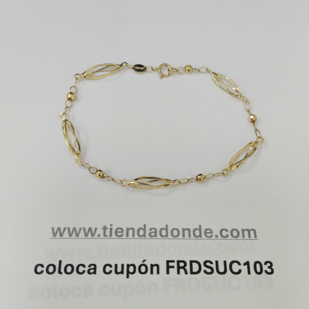 PULSERA ESPECIAL 14K 18 CM 1.9 GR (NUEVO)