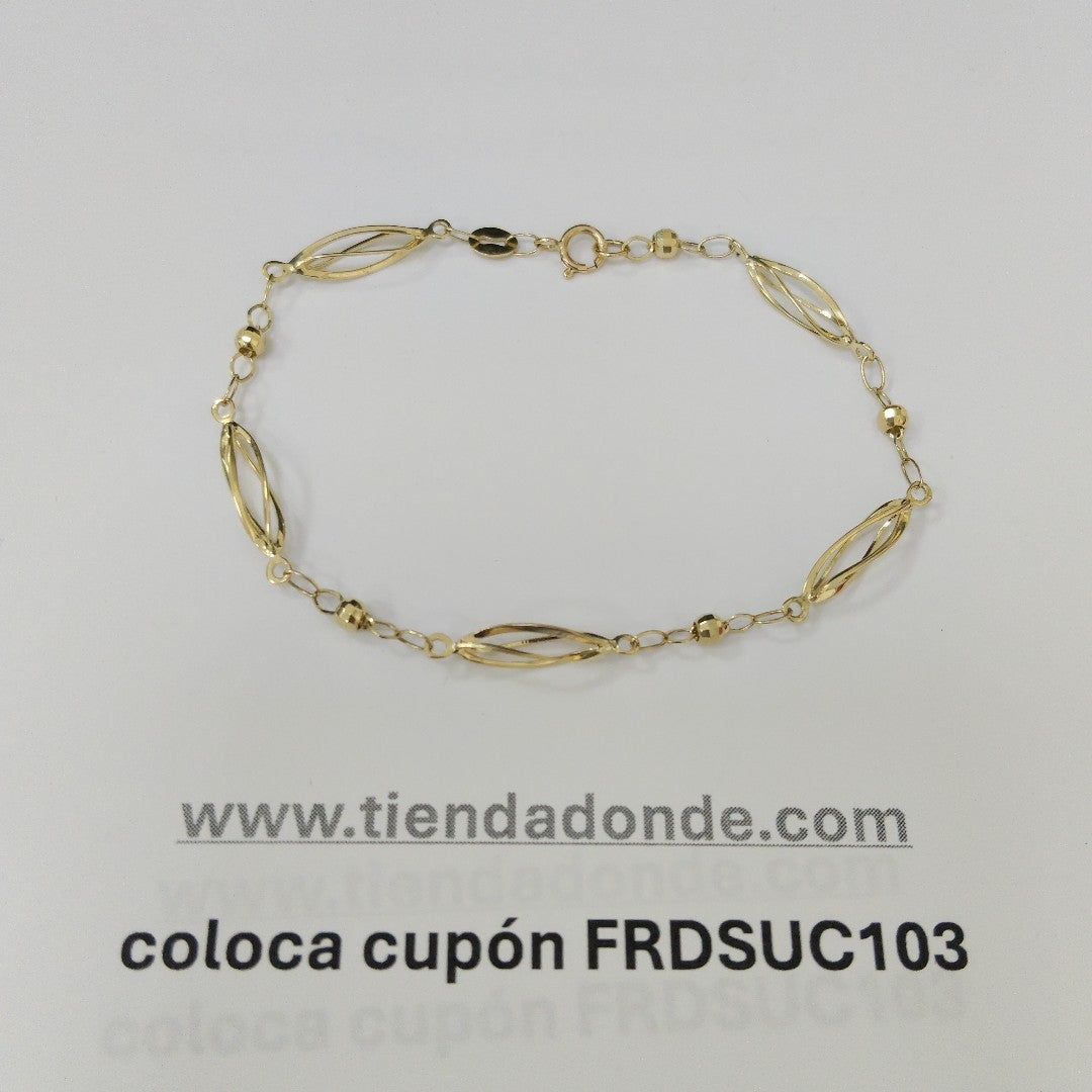 PULSERA ESPECIAL 14K 18 CM 1.9 GR (NUEVO)
