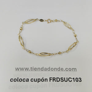 PULSERA ESPECIAL 14K 18 CM 1.9 GR (NUEVO)