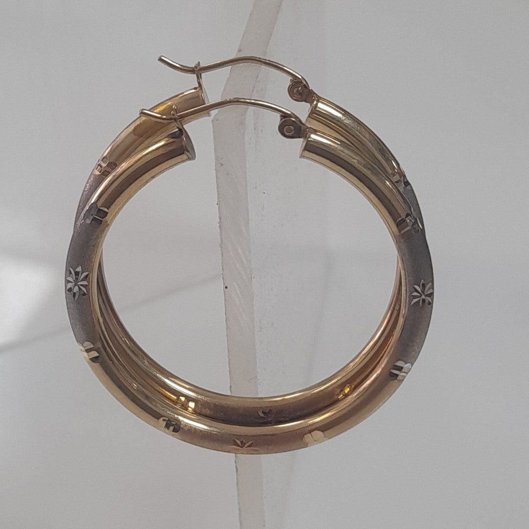 ARRACADAS PAR ORO 14 K 3 GRMS (SEMINUEVO)