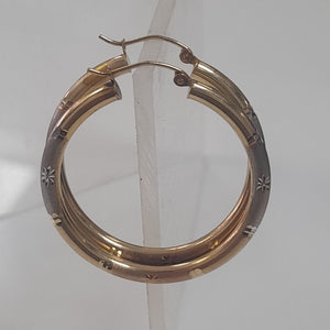 ARRACADAS PAR ORO 14 K 3 GRMS (SEMINUEVO)