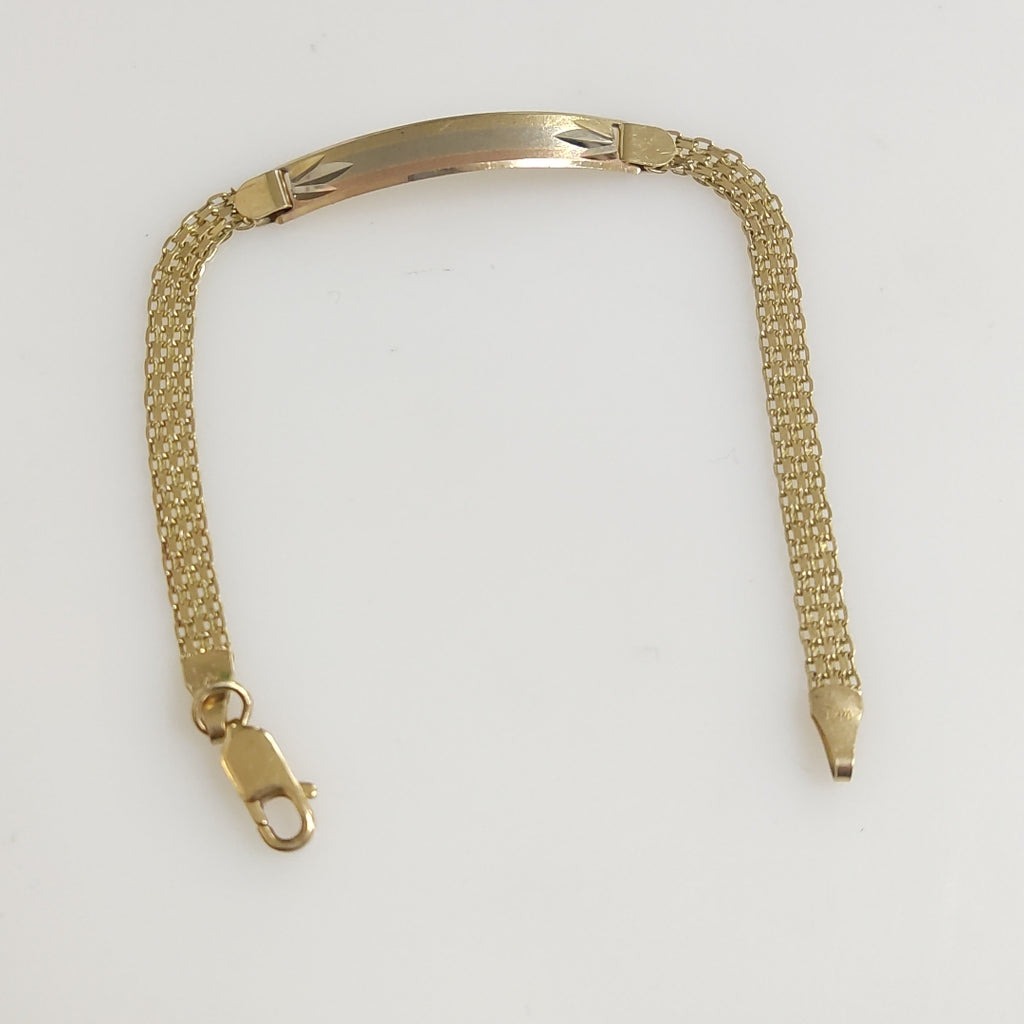 ESCLAVA ORO,ORO COMBINADO 14 K 4,10 GRMS (SEMINUEVO)