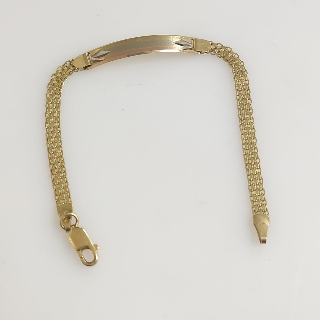 ESCLAVA ORO,ORO COMBINADO 14 K 4,10 GRMS (SEMINUEVO)
