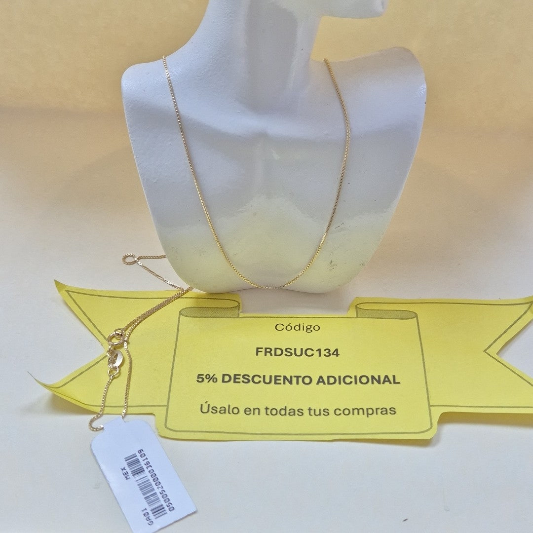 CADENA VENECIANO 14K 55 CM 1.7 GR (NUEVO)