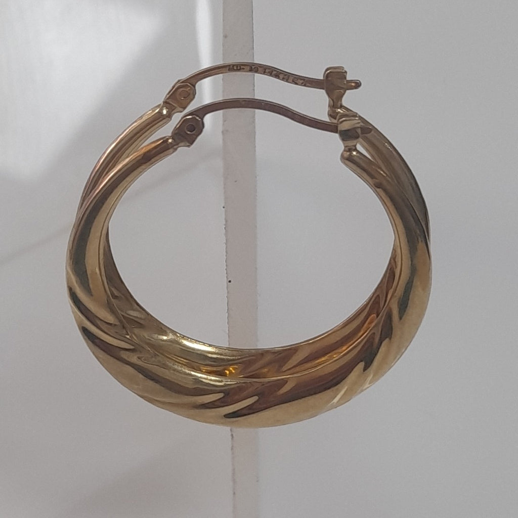 ARRACADAS PAR ORO 14 K 3.5 GRMS (SEMINUEVO)