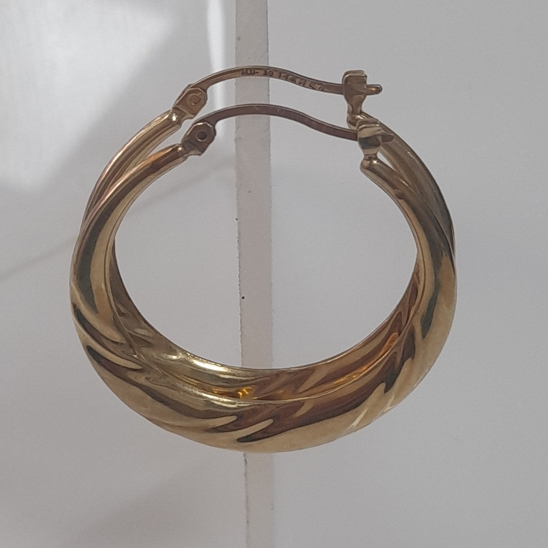 ARRACADAS PAR ORO 14 K 3.5 GRMS (SEMINUEVO)