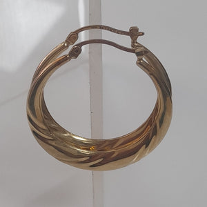 ARRACADAS PAR ORO 14 K 3.5 GRMS (SEMINUEVO)