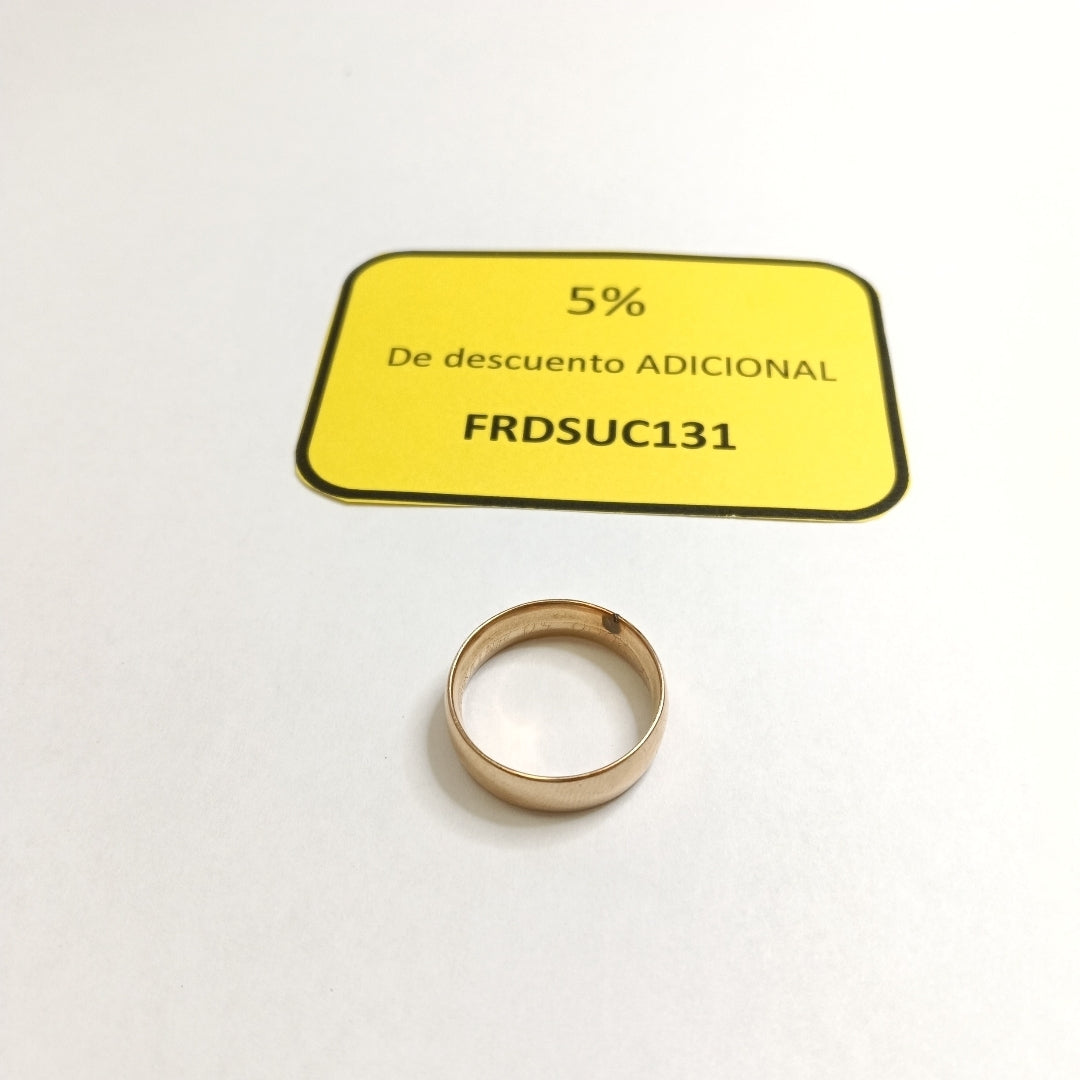 ARGOLLA ORO 14 K 6 GRMS (SEMINUEVO)