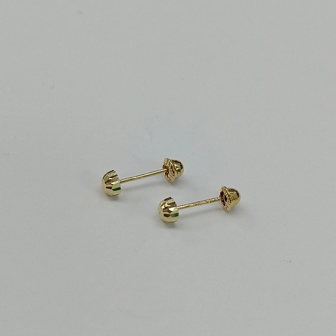 BROQUELES BROQUEL FIG HONGO 14K 0.17 GR (NUEVO)