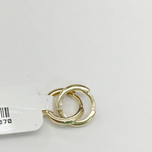 ARETES ARRACADAS LISAS 10K 1.2 GR (NUEVO)