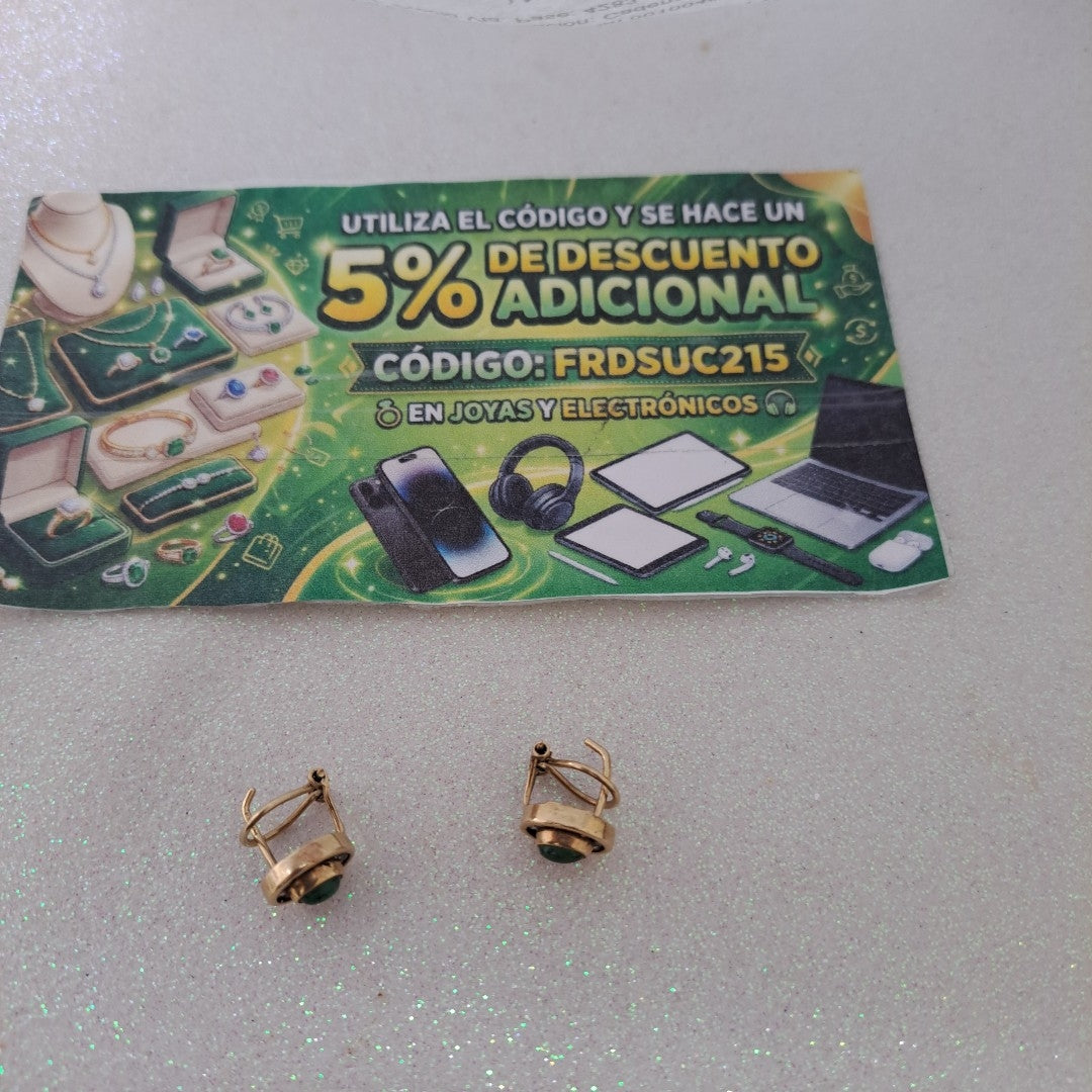 ARRACADAS PAR ORO 14 K 3,30 GRMS (SEMINUEVO)