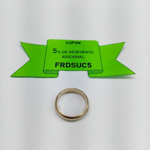 ARGOLLA ORO 8 K 3.8 GRMS (SEMINUEVO)