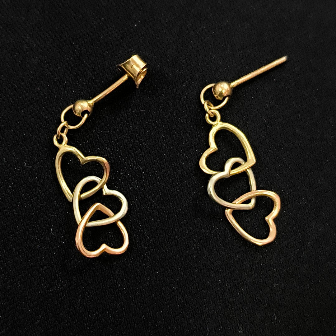 ARETES PAR ORO 10 K 1.9 GRMS (SEMINUEVO)