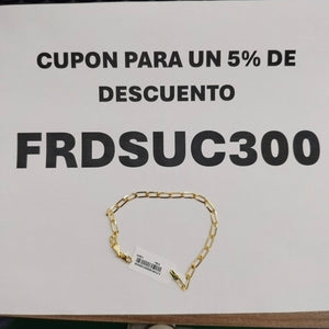 PULSERA ESLABON 14K 21 CM 4.2 GR (NUEVO)