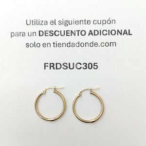 ARRACADAS PAR ORO 14 K 2,60 GRMS (SEMINUEVO)