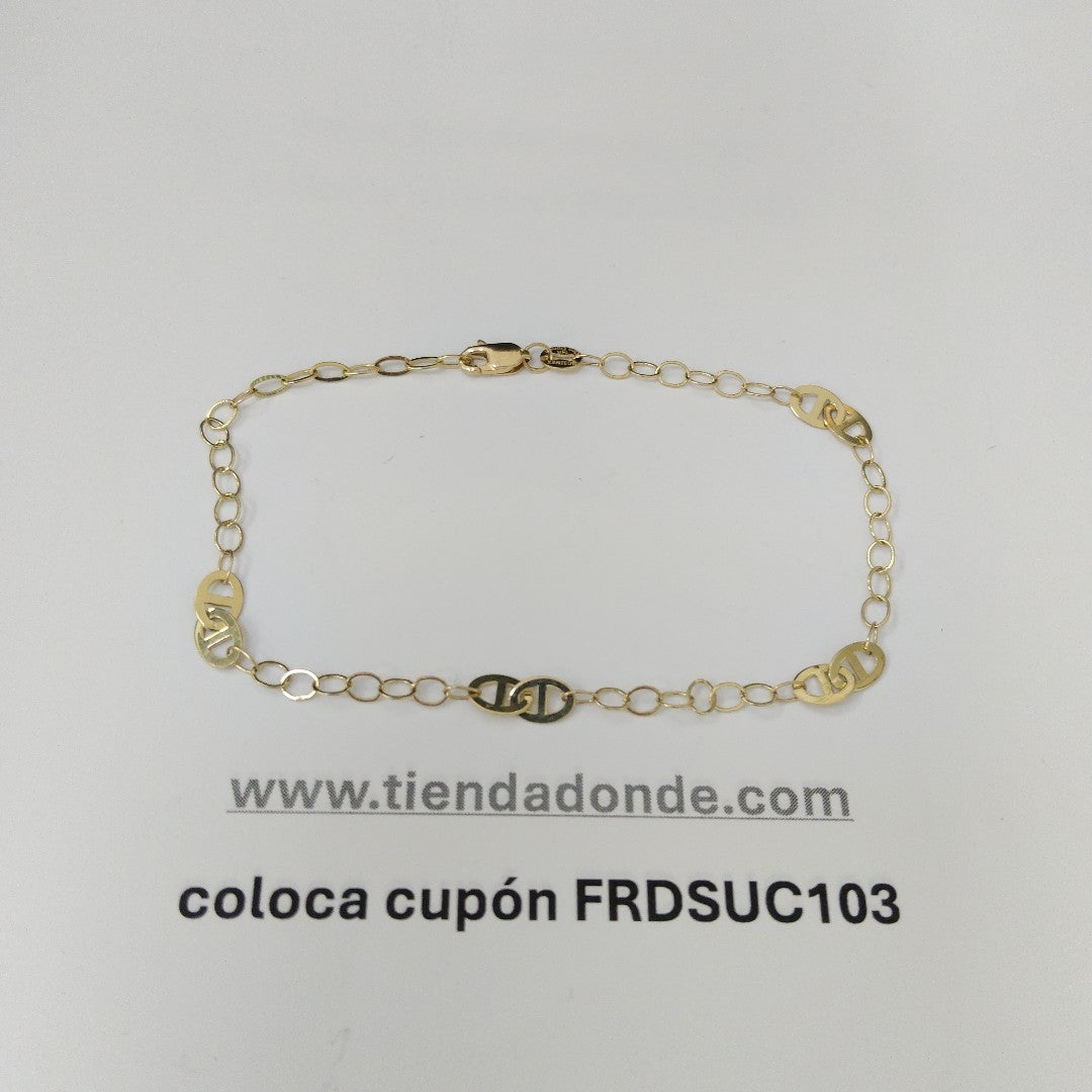 PULSERA ESPECIAL 14K 21 CM 1.8 GR (NUEVO)