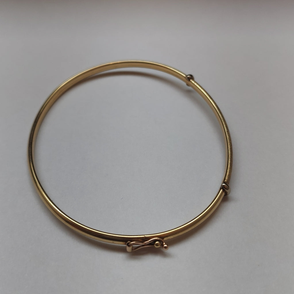 PULSERA RIGIDA ORO 10 K 3,30 GRMS (SEMINUEVO)