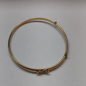 PULSERA RIGIDA ORO 10 K 3,30 GRMS (SEMINUEVO)
