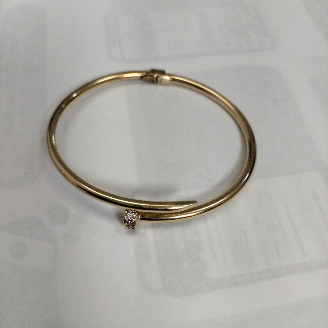 PULSERA RIGIDA ORO 14 K 7.5 GRMS (SEMINUEVO)