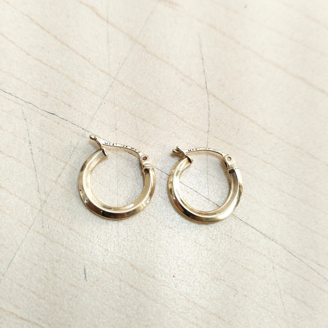 ARRACADAS PAR ORO 14 K 1 GRMS (SEMINUEVO)
