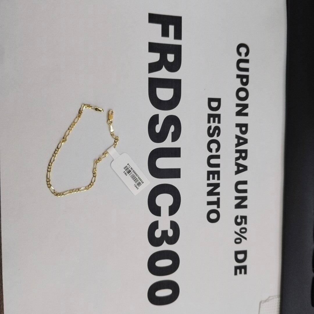 PULSERA 3X1 14K 18 CM 1.9 GR (NUEVO)