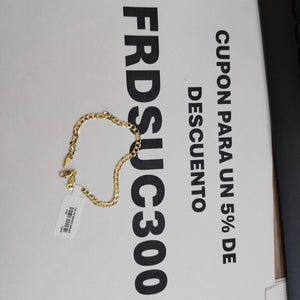 PULSERA BARBADA 14K 21 CM 5.1 GR (NUEVO)