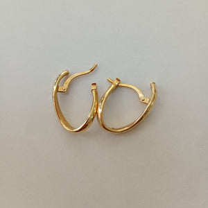 ARRACADAS PAR ORO 14 K 1,40 GRMS (SEMINUEVO)