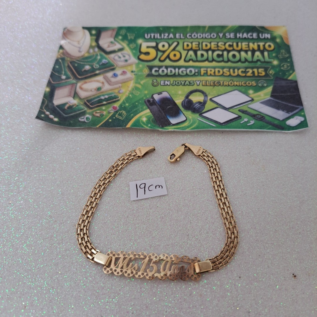 ESCLAVA ORO 10 K 4,50 GRMS (SEMINUEVO)