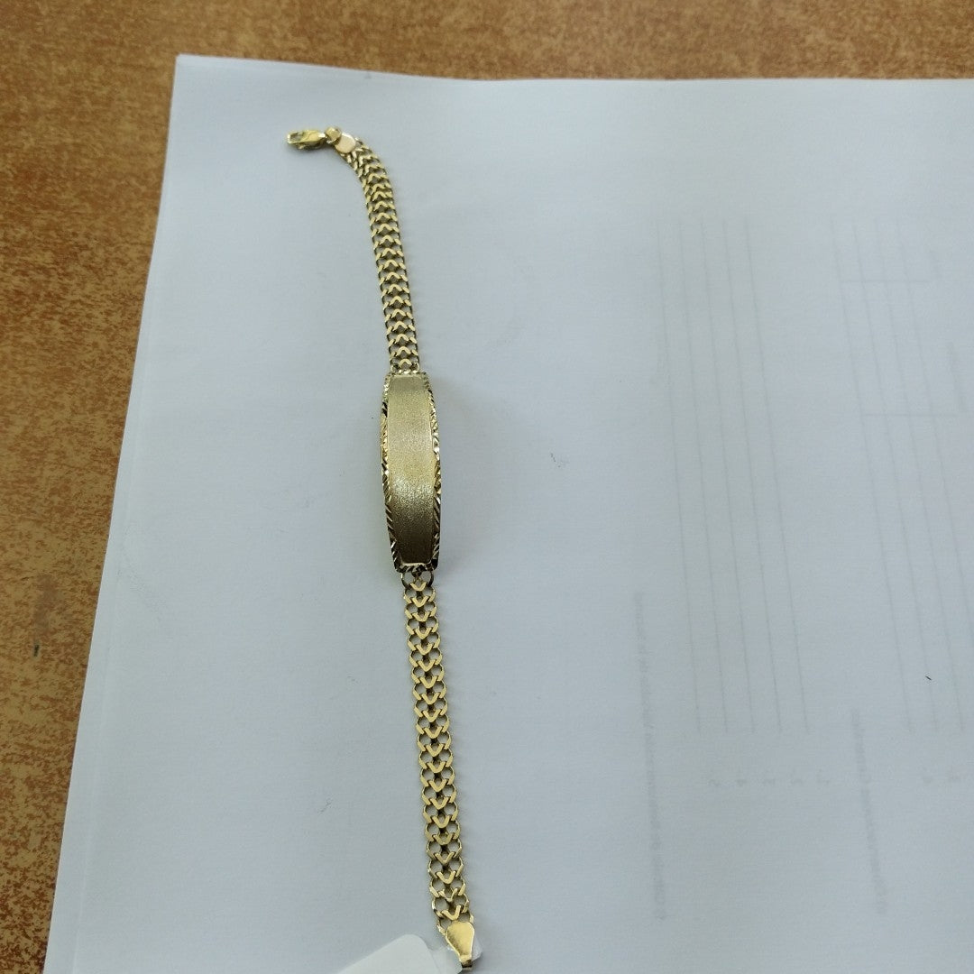 PULSERA ESCLAVA CHINO 14K 21 CM 9.9 GR (NUEVO)