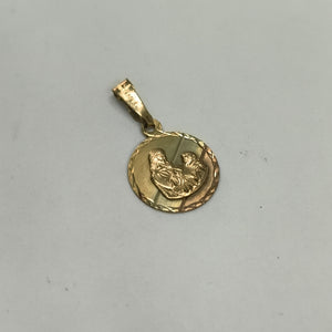 MEDALLA RELIGIOSA ORO 10 K 1 GRMS (SEMINUEVO)