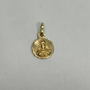 MEDALLA RELIGIOSA ORO 10 K 0.7 GRMS (SEMINUEVO)