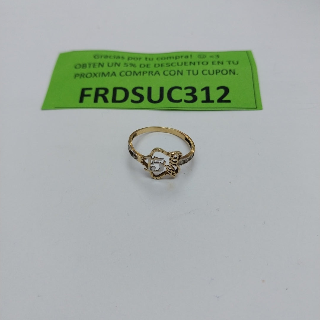 ANILLITO ORO 10 K 1,10 GRMS (SEMINUEVO)